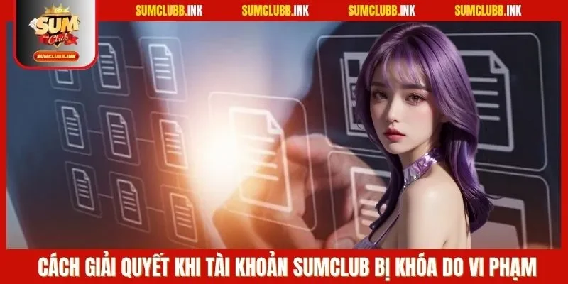 Cách giải quyết khi tài khoản SUMCLUB bị khóa do vi phạm